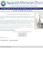 Mobile Screenshot of nazarethmoravian.org