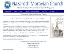 Tablet Screenshot of nazarethmoravian.org